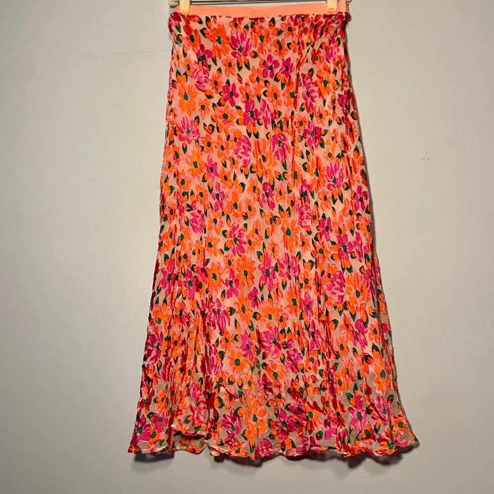 Maeve by Anthropologie Floral Midi Skirt